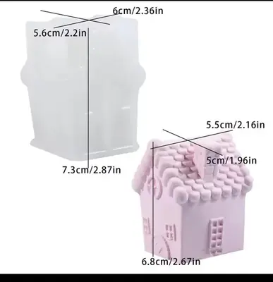 תבנית סיליקון בית תלת ממד