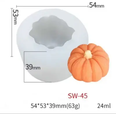 תבנית סיליקון דלעת קטנה תלת ממד