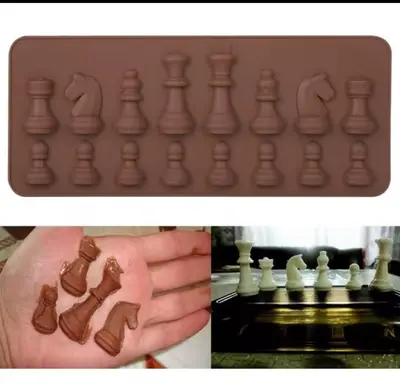 תבנית סיליקון כלי שחמט