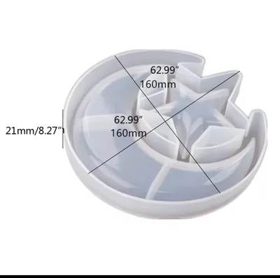 סיליקון  מגש סהרון עם כוכב