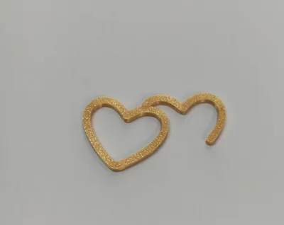 טופר פלסטיק לבבות דגם 1 לקנוחים 20 יח 2 סמ